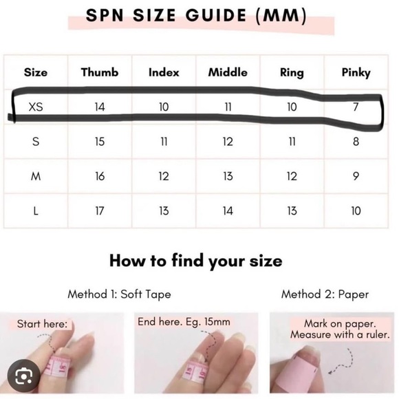 Press on nails bundle size xs - Picture 6 of 6
